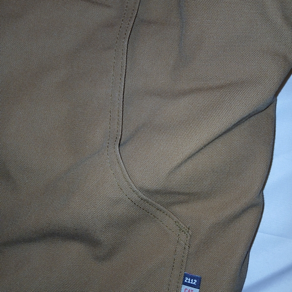 Carhartt Brown Military Field Jacket with Patches - Picture 11 of 16